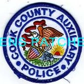ILLINOIS,A,COOK COUNTY POLICE AUXILIARY HAT PATCH 1_wm